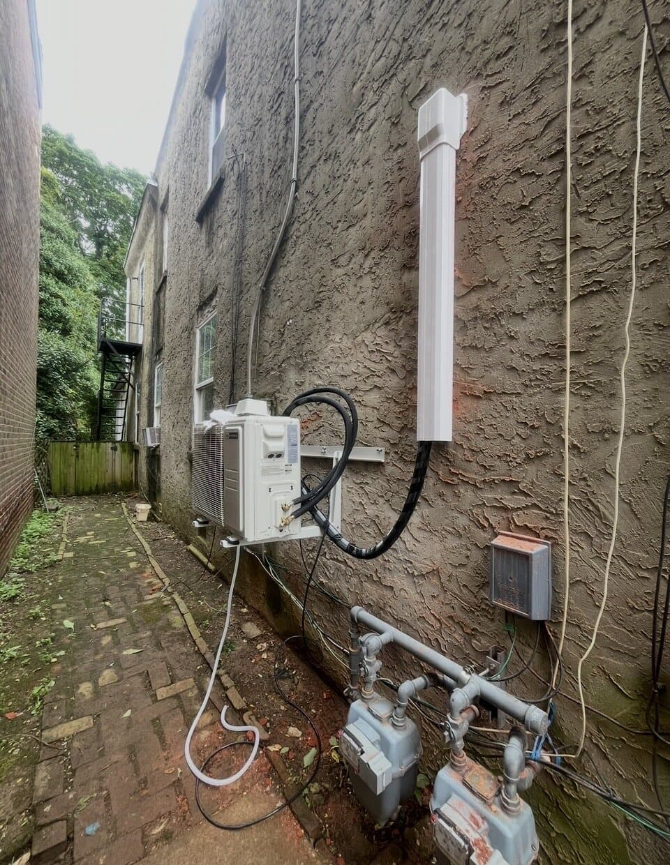 Mini Split Installations exterior setup photo