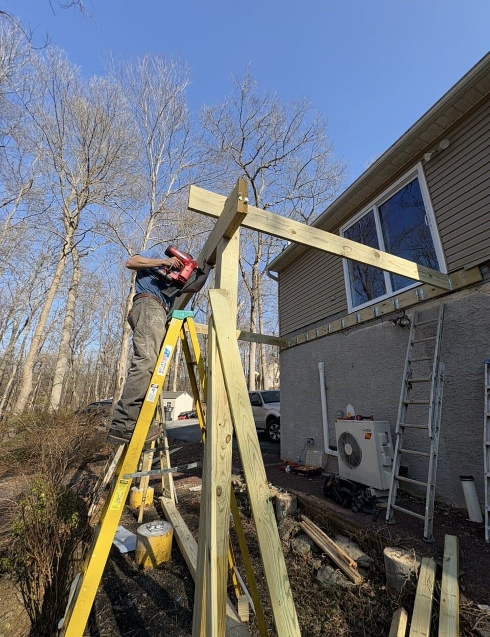 Decks & Porches framing photo