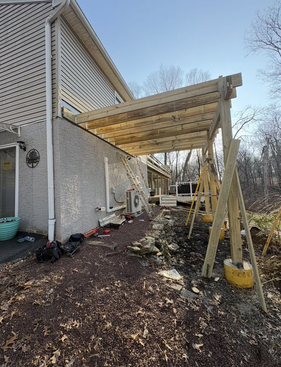Decks & Porches framing photo